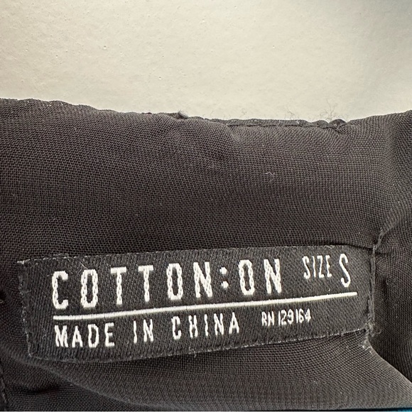 Cotton On Black Mini Dress Size S - Picture 6 of 6